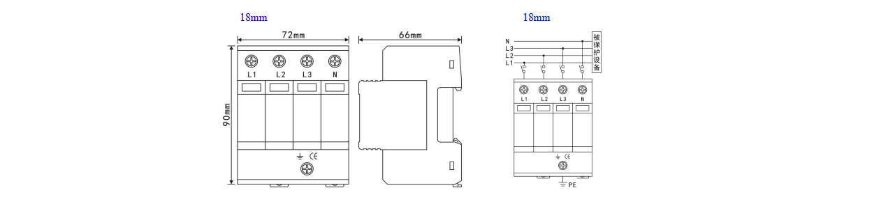 BNG-40/4P過電壓保護(hù)器png